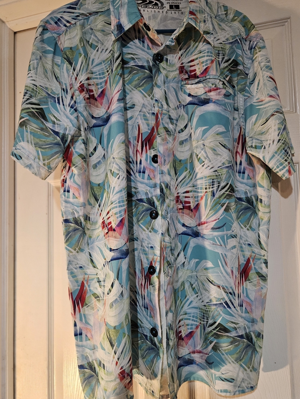 Pipeline Men's Tropical Print Short-Sleeve Shirt - Multicolor
